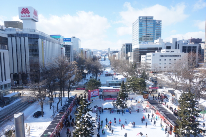 さっぽろテレビ塔3階からの景色