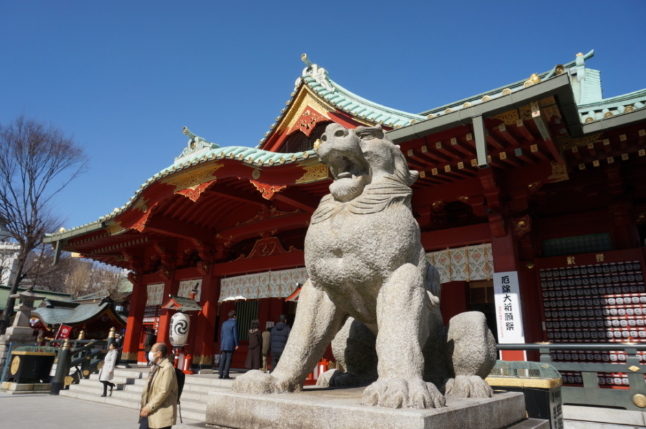 神田明神の狛犬