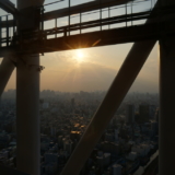 東京スカイツリーテラスツアー 夕陽