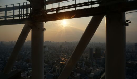 東京スカイツリーテラスツアー 夕陽