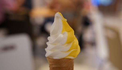 まるで洋菓子！ルタオ 新千歳空港店で季節限定ソフトクリームを食べる