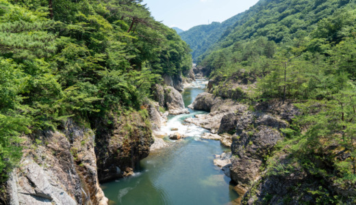 龍王峡駅から約1時間半のハイキング！日光国立公園内で鬼怒川沿いにある美しい渓谷「龍王峡」を歩く