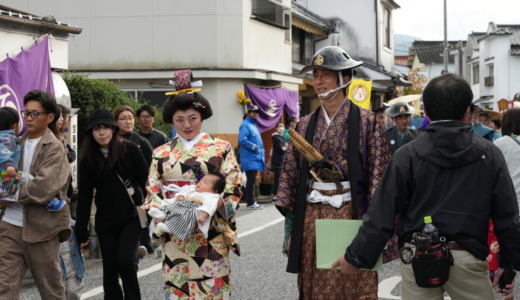 日田天領まつりのメインイベント！約3時間に渡って大名たちが練り歩く「西国筋郡代着任行列」を観覧する