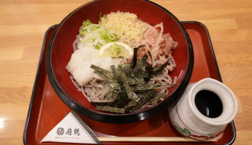 札幌駅の地下街でご当地そばを食べる！ごまそば遊鶴アピア店で「ちどりそば」を食べる
