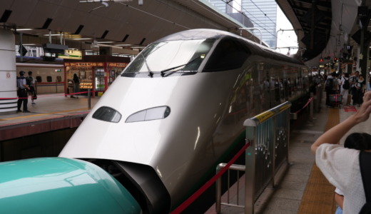 銀つば復刻塗装のE3系！東京から郡山まで山形新幹線直通の「つばさ号」に乗車する