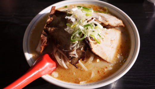 国道18号沿いにあるドライブイン！妙高市にある「食堂ニューミサ」で味噌チャーシュー麺を食べる